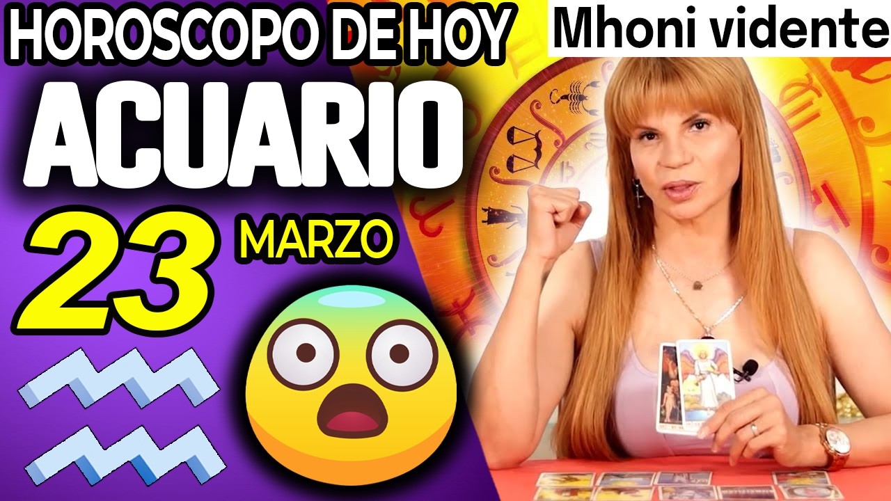 ACUARIO ♒FUERTÍSIMO ACONTECIMIENTO 😱CAMBIO RADICAL💸 Horóscopo De Hoy 23 ...