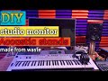 Diy acoustic studio monitor  standwaste to productthomasjstudios