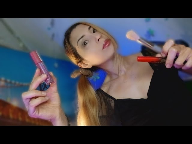 ASMR Doing Your Makeup 💄 Personal attention & Relaxing Brushes 💤💫 😇🩷🧡💛