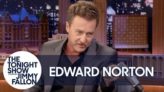 Edward Norton Does His Impression of Alec Baldwin's Method Acting