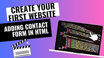 Creating a Simple Contact Form in HTML | HTML Form Tutorial for Beginners