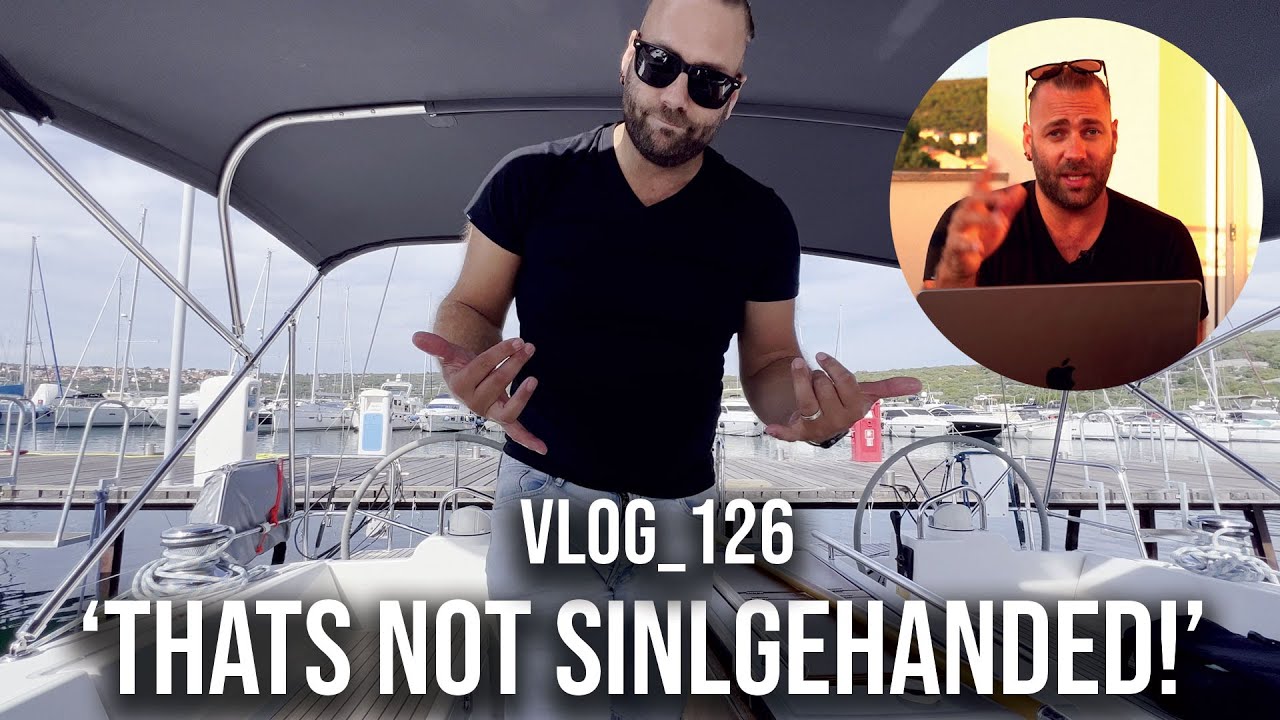 ⁣Singlehanded docking - Haters edition!