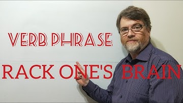 English Tutor Nick P Verb Phrase (248) Rack One