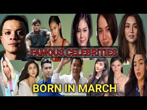 FAMOUS CELEBRITIES BORN IN MARCH | MARCH PEOPLE ARE BORN TO BE FAMOUS ️