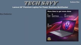 Lenovo 16” Premium Business Laptop Review 🔥 i7-13620H + 24GB RAM Beast?