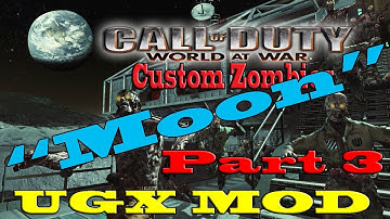 COD World at War Zombies Custom Map "Moon" (UGX MOD) PART 3 "Ending"