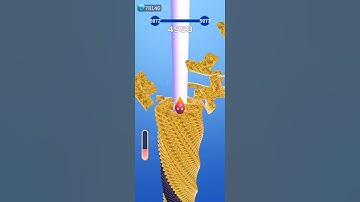 Highest Level In Stackball 3D Gameplay #shortsfeed #shorts #stackball #stack #trending