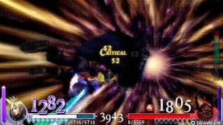 DISSIDIA FINAL FANTASY Cloud VS Golbeza (flawless victory, hardest difficulty)
