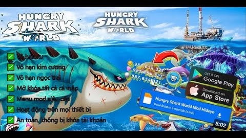 Cách Hách Game Hungry Shark 1 Tỷ Kim Cương giống Slenderman Cực Dễ