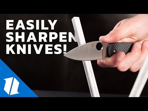 How to Sharpen a Pocket Knife  The Spyderco Sharpmaker 