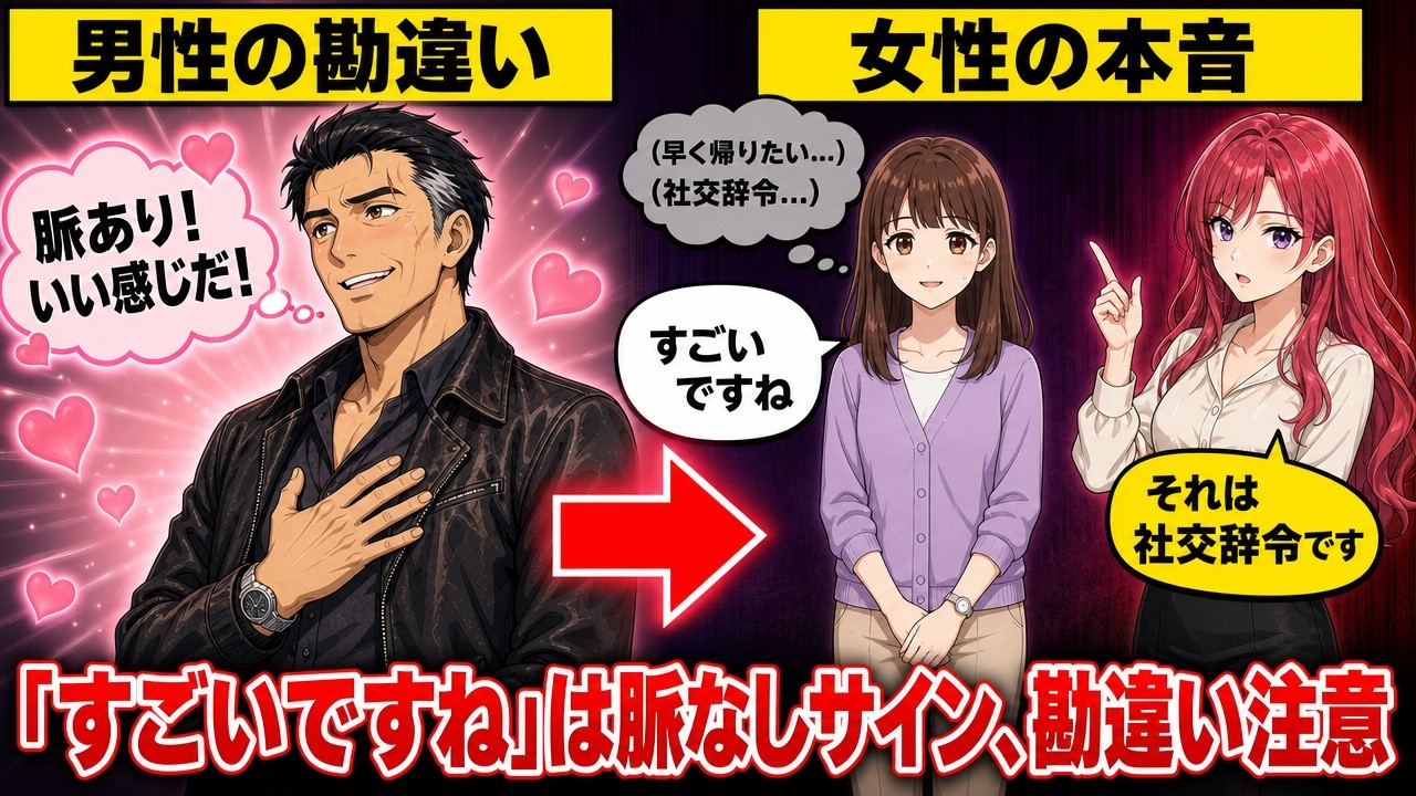 【漫画】45歳の“昔ヤンチャ自慢”が女性に幼く見える理由【恋愛心理学】