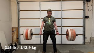 Day 350: Can a lazy 48 + 1 year old get back in shape? #deadlift