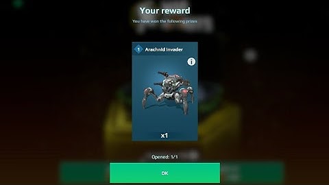 War Robots - Arachnid Invader Special Edition (10% Extra HP)