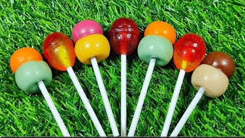 ASMR LOLLIPOP ICE CREAM Unpacking Kinder BIG Surprise eggs AND Lollipops Chocolate Sweets