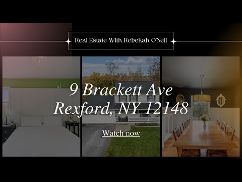 9 Brackett Ave, Rexford, NY home video tour