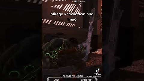 Mirage knockdown bug