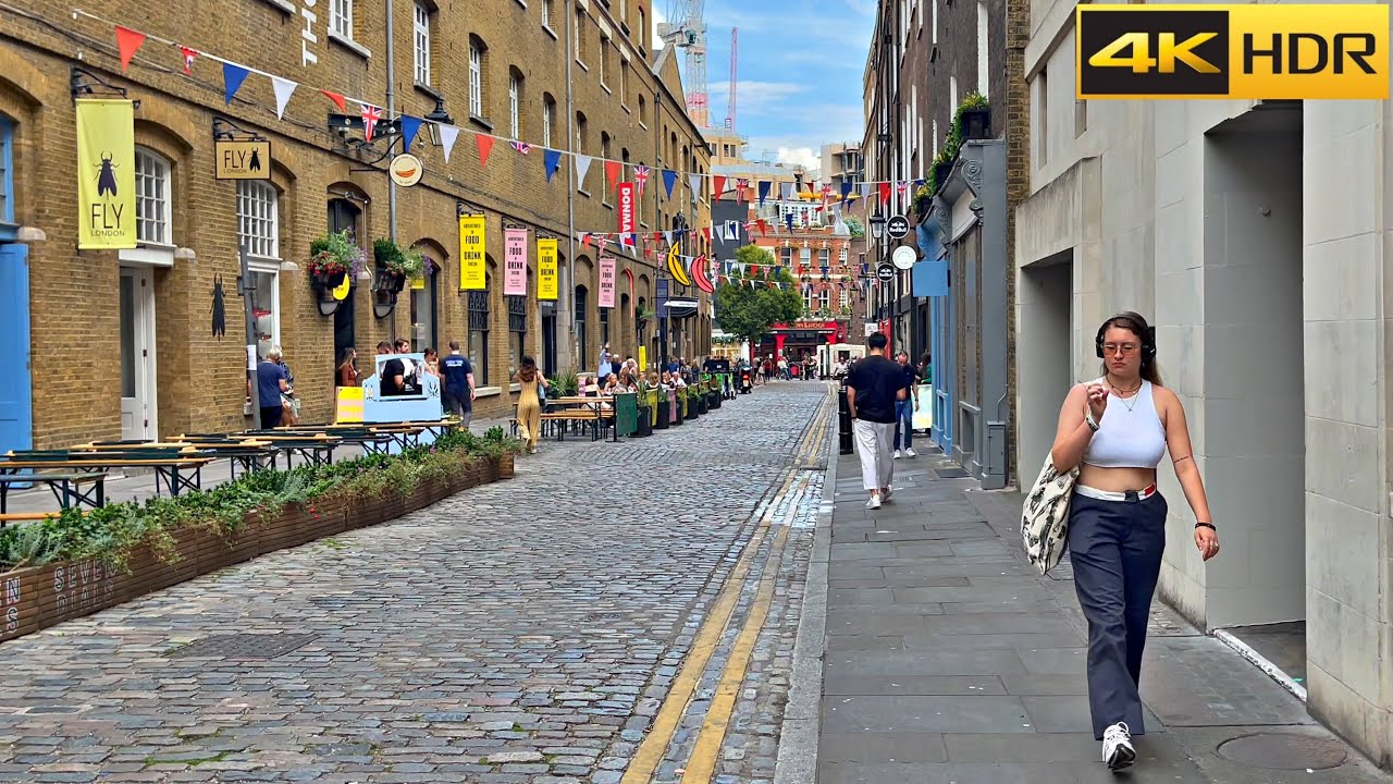 London Walk - Sep 2022 | Relaxing Stroll in Central London [4K HDR]