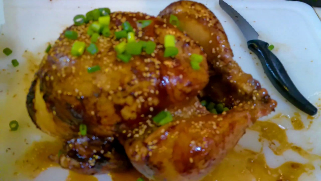 How to Make Asian Rotisserie Chicken Recipe YouTube