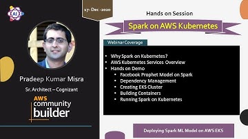 Spark and Machine Learning on Kubernetes in AWS - Hands on webinar
