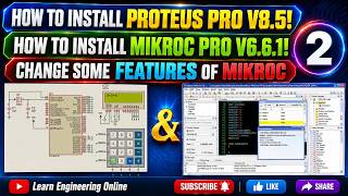How to install Mikro C pro V6.6.1 & proteus pro V8.5 | Embedded Systems | Kyrillos Refaat