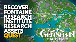 Recover Fontaine Research Institute Research Assets Genshin Impact