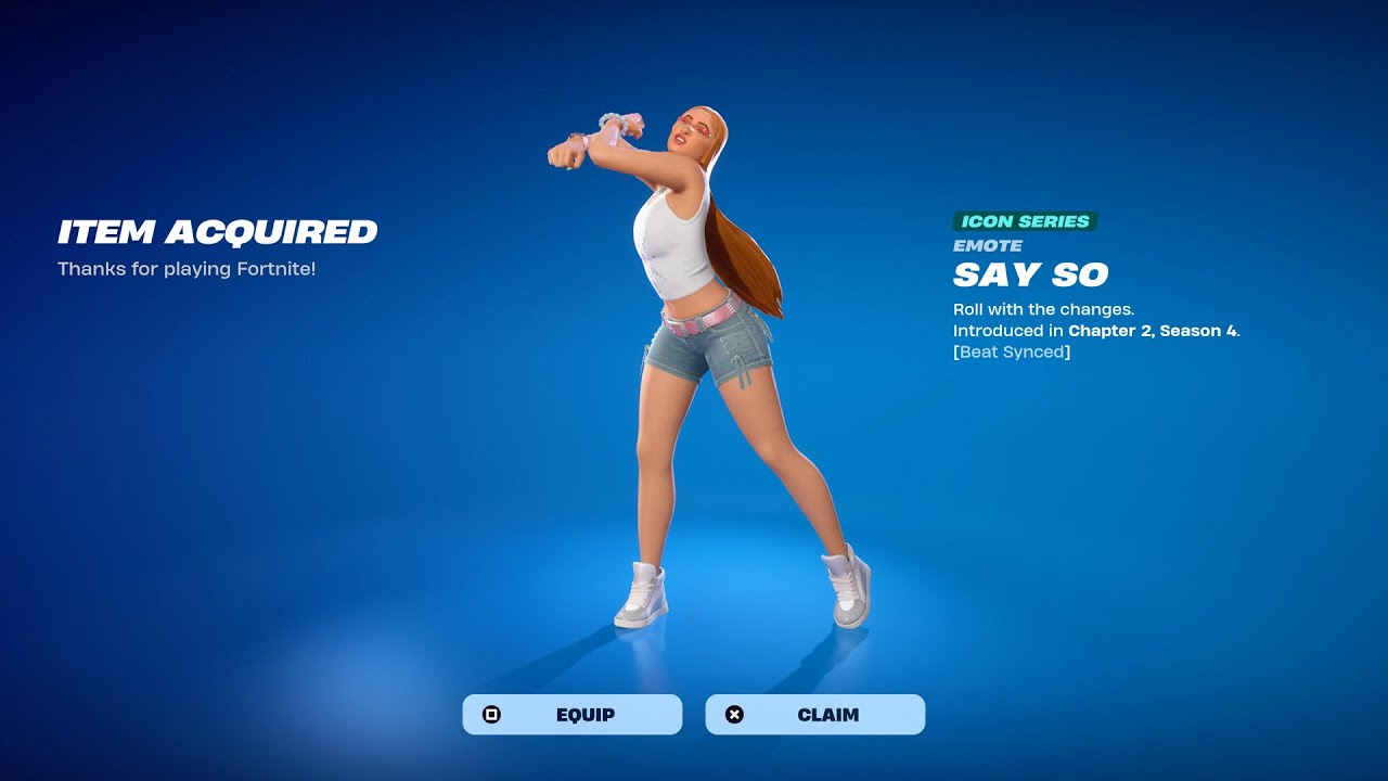 How To Get SAY SO Emote NOW In Fortnite! (Unlock Say So Emote) New Say So Bundle