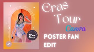 Taylor Swift | The Eras Tour | Fan Art Poster Aesthetic Easy Canva Edits