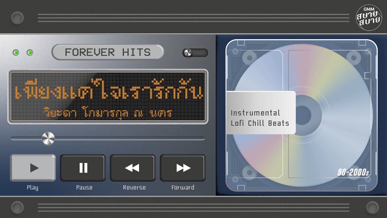 เพียงแค่ใจเรารักกัน - วิยะดา โกมารกุล ณ นคร | Lo-Fi Music 【Instrumental Version】