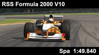 Assetto Corsa: RSS 'Formula 2000 V10' @ Spa 1:49.840