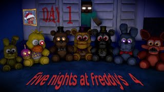 Five nights at freddy's 4 ночь 1|5 #fivenightsatfreddys #horrorgaming #рекомендации