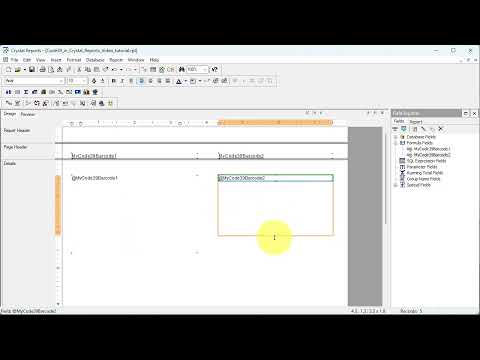 Code 39 Barcodes made in Crystal Reports using BarCodeWiz Code 39 Fonts