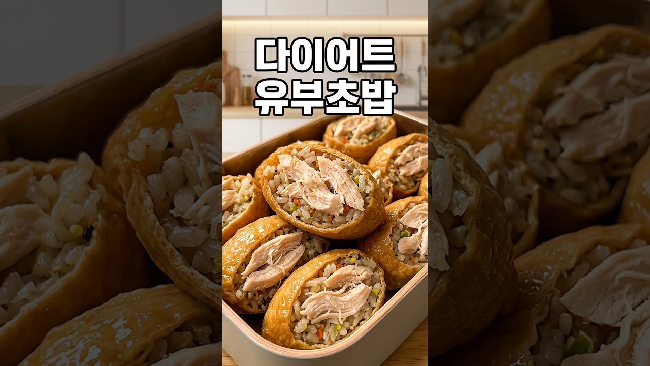 닭가슴살 맛있게 먹는 곤약유부초밥 레시피 — Bros Meal(서쿠녕) 레시피 썸네일