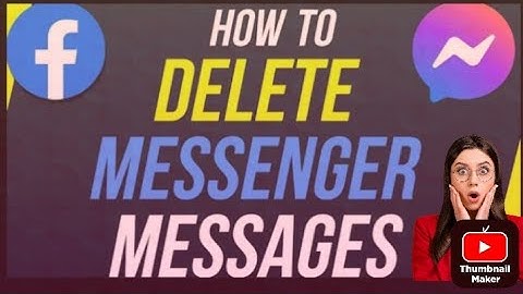 How To Delete Facebook Messenger Messages || one click 20 sms deleted very easy to 2024