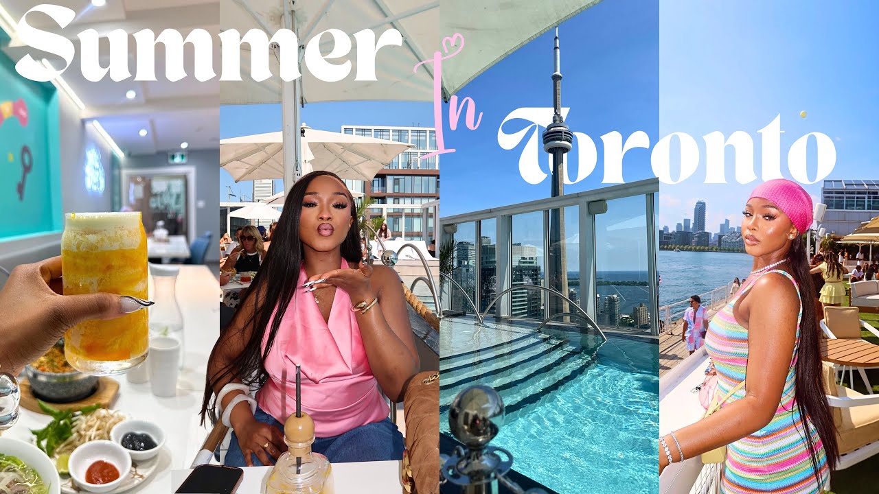 TRAVEL VLOG | We are in TORONTO baby! Girls Nights out, Brunch Date, City vibes & More!
