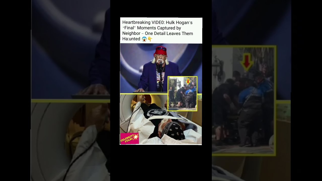 Hulk Hogan S FINAL Moments Caught On Camera The Chilling Detail Neighbors Can T Forget Hulkhogan
