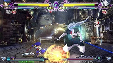 Blazblue CsExt - Solid_Legend_ (Hakumen) Vs Tsukini (Noel)