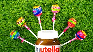 🍭Lollipops MIX Nutella ASMR - Satisfying Video