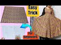 Step by step guide anarkali suitdress cutting  and stitching