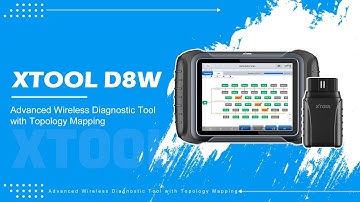 XTOOL D8W: Wireless Diagnostic Tool with Advanced Topology Mapping!