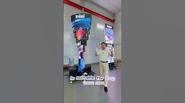 Rotary mechanical LED screen makes more possibilities! #leddisplay #ledwall #ledscreen