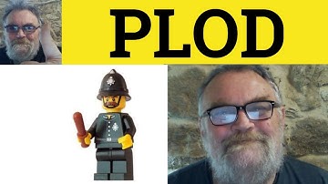 🔵 Plod Meaning Plod Examples - Plod Definition - GRE Vocabulary - Plod