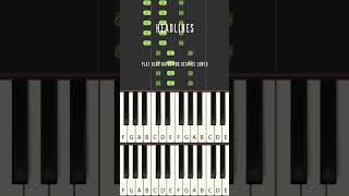 Drake - HEADLINES #shorts easy piano cover