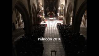 Předklašteří u Tišnova půlnočni 2016 - závěr varhany Narodil se Kristus Pán 201