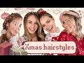 Christmas Morning Hairstyles - Kayley Melissa