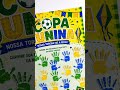 🎉 Cartaz Colaborativo Copa Junina - Painel com Mãozinhas para Educação Infantil