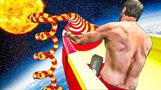 Most dangerous space water slide in GTA 5