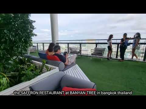 the SAFFRON RESTAURANT in BANYAN TREE in bangkok thailand.