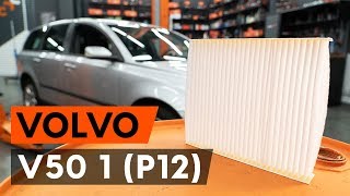 Πώς αλλαζω Φίλτρο αέρα εσωτερικού χώρου VOLVO V50 (MW) - οδηγός βίντεο