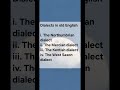 dialects in old english #ugcnet #englishliterature #ugcnet2026