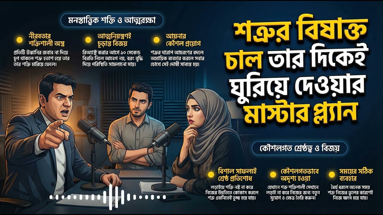 লড়াই ছাড়াই শত্রুকে শেষ করার ৭টি Hacks | #Podcast #bangla #conversation